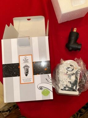 Scentsy Jack Skellington Pumpkin King Ceramic Warmer nightmare before Christmas